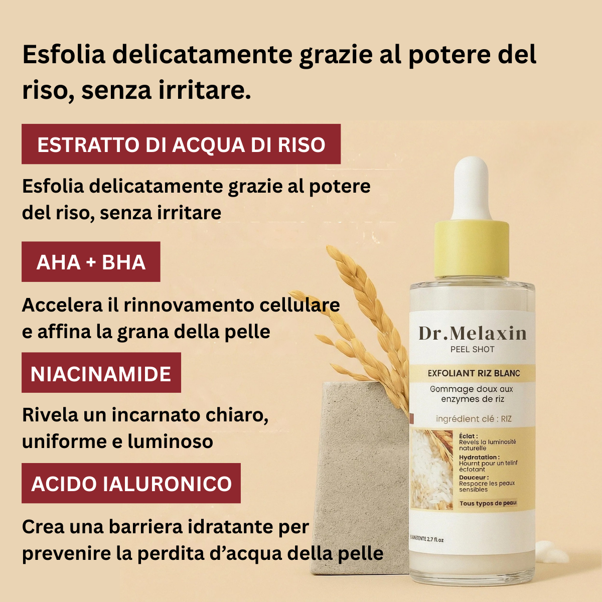 Peel Shot coreano – Libera i pori, leviga la pelle e ravviva la luminosità