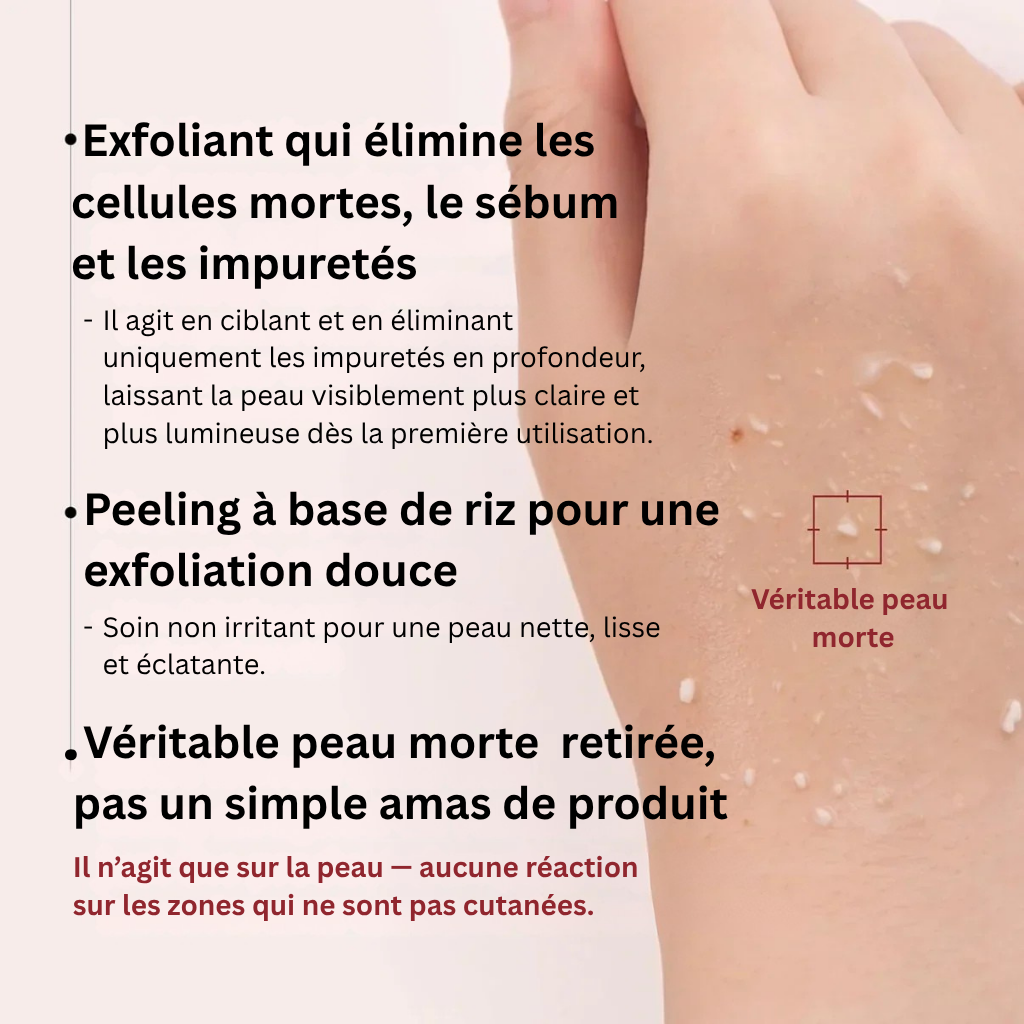 Peel Shot coréen – Désobstrue les pores, lisse la peau et ravive l’éclat du teint