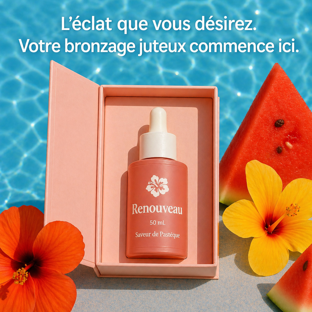 Renouveau Gouttes autobronzantes – L’éclat à boire
